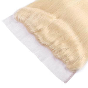 Straight Russian Blonde Lace Frontal