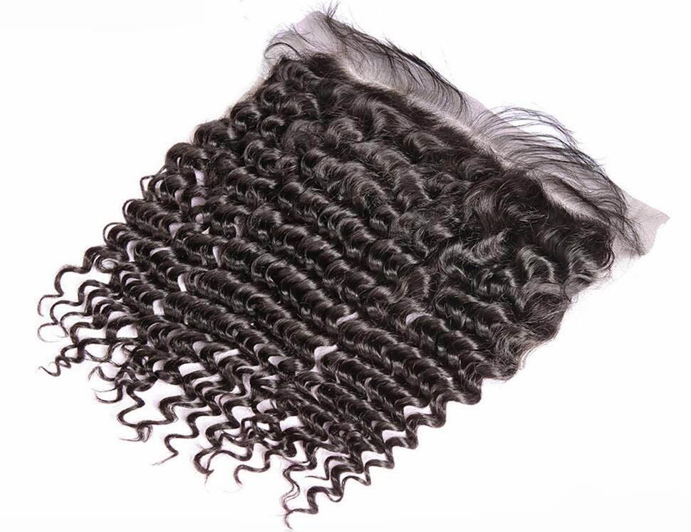 Deep Curly Combodian Virgin Hair HD Lace Frontal