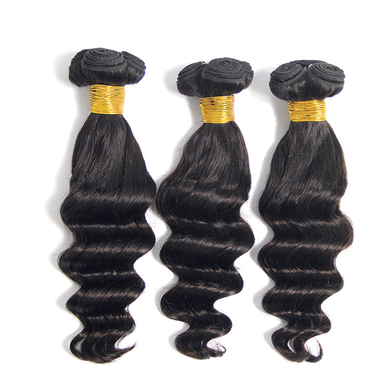 12A Loose Deep Wave Brazilian Virgin Hair Bundle